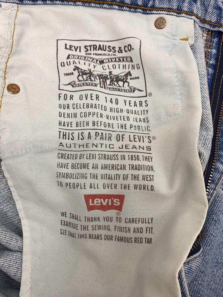 Levi’s◆505/裏ボタン501/90s/USA/サークルR/デニム/IDG/無地_画像6