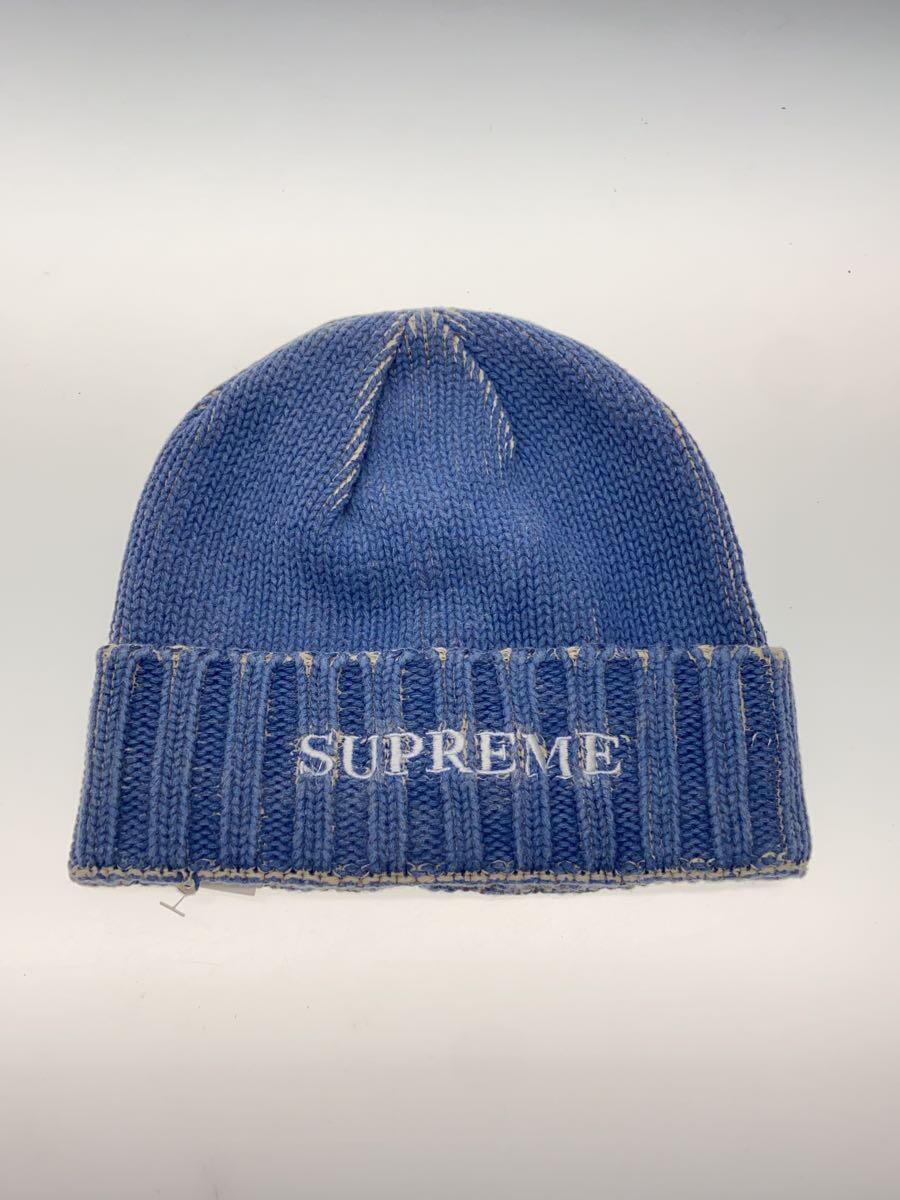 Supreme◆22SS/Overprint Beanie/キャップ/-/コットン/IDG/無地/メンズ_画像1