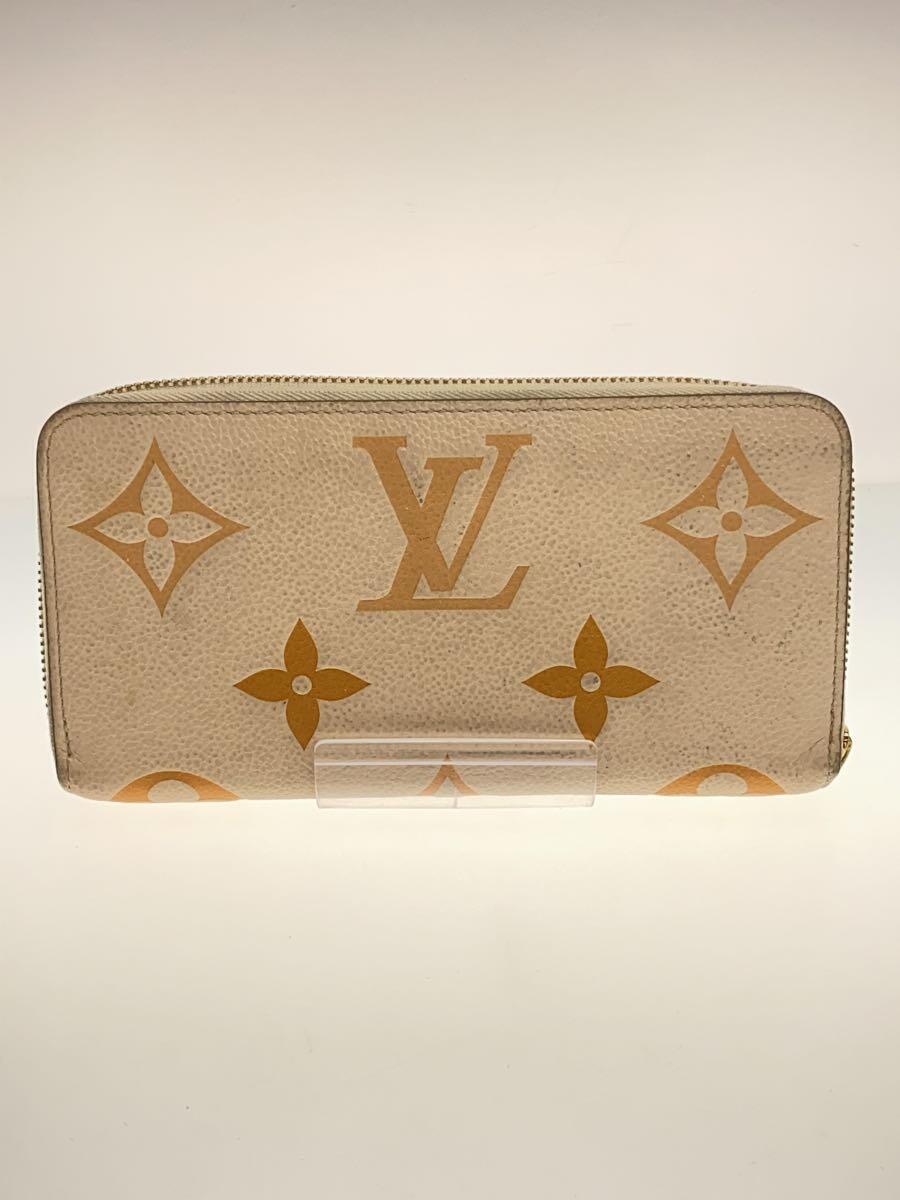 LOUIS VUITTON◆ジッピー・ウォレット_モノグラム・アンプラント_IVO/レザー/IVO/レディース//_画像2