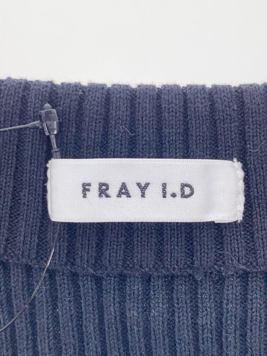 FRAY I.D◆半袖ワンピース/one/コットン/BLK/総柄/fwno231114_画像3