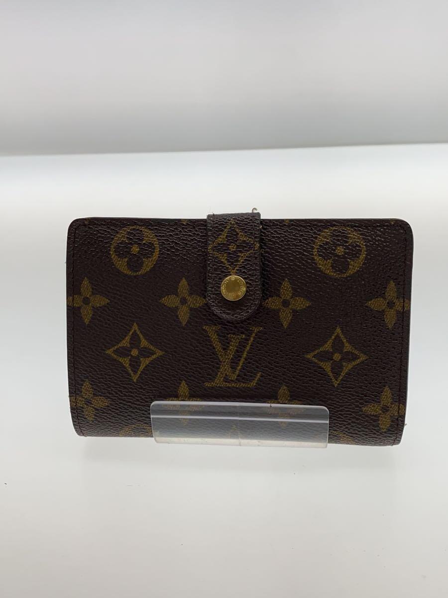 LOUIS VUITTON◆ポルト・モネ・ビエ・ヴィエノワ_モノグラム・キャンバス_BRW/PVC/BRW/レディース_画像1