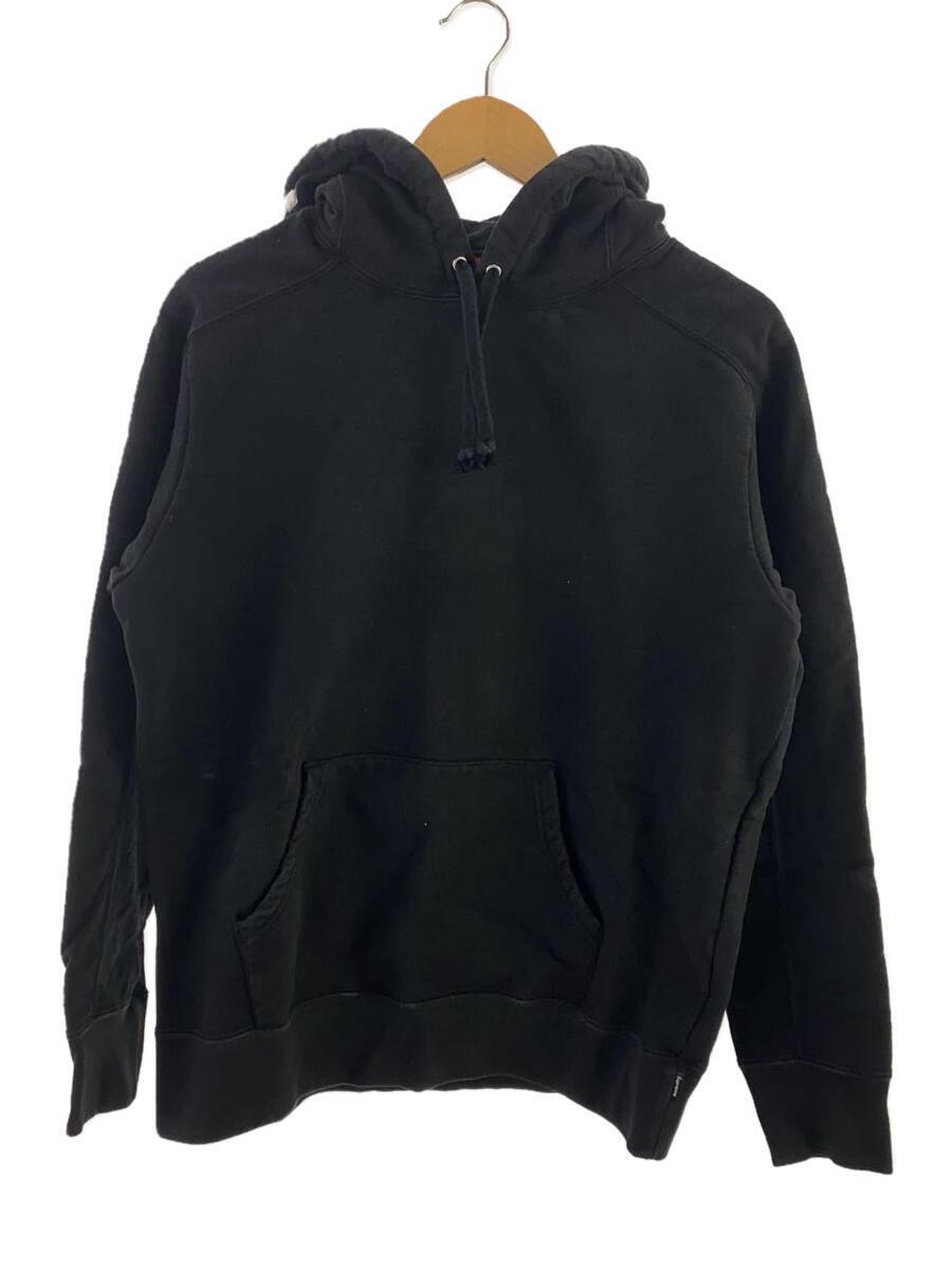 Supreme◆18FW/Paneled Hooded Sweatshirt/パーカー/M/コットン/ブラック_画像1