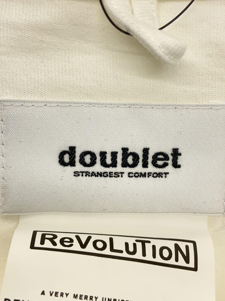 doublet◆Tシャツ/XL/コットン/ホワイト/21ss51rv01//_画像3