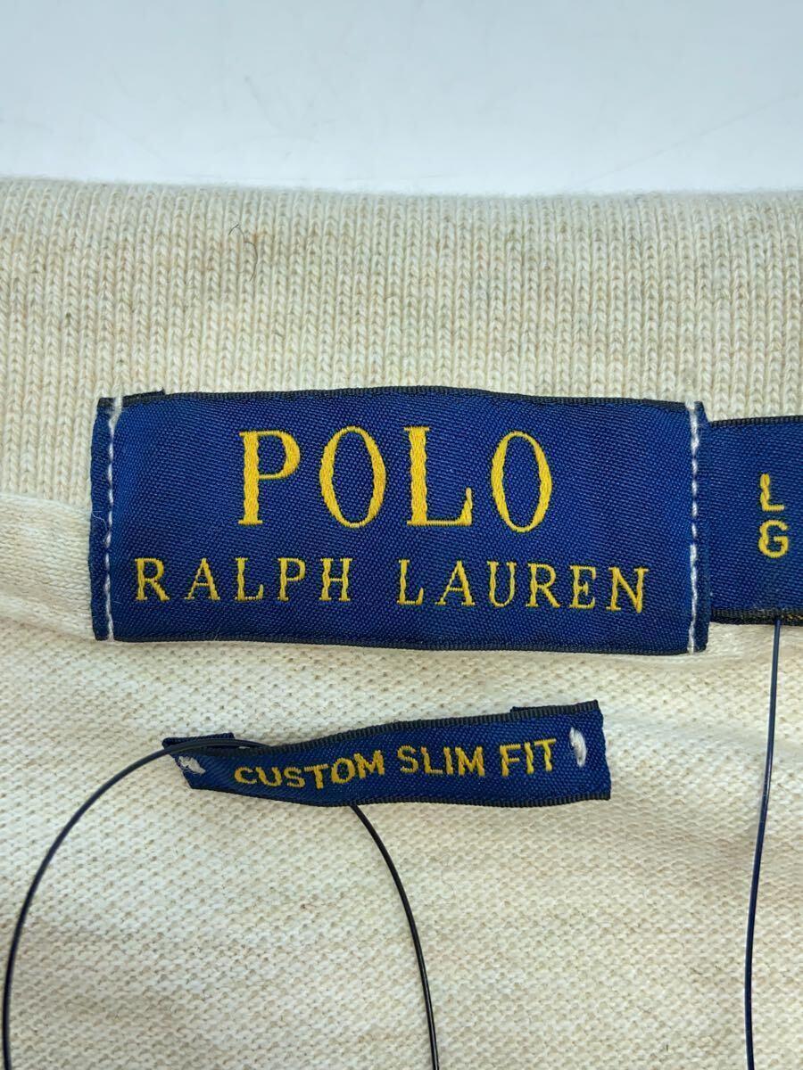 POLO RALPH LAUREN◆ポロシャツ/L/コットン/CRM//_画像3