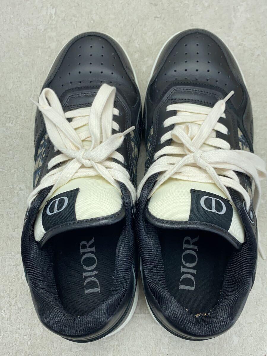 Christian Dior◆ローカットスニーカー/43/BLK/レザー/B27//_画像3