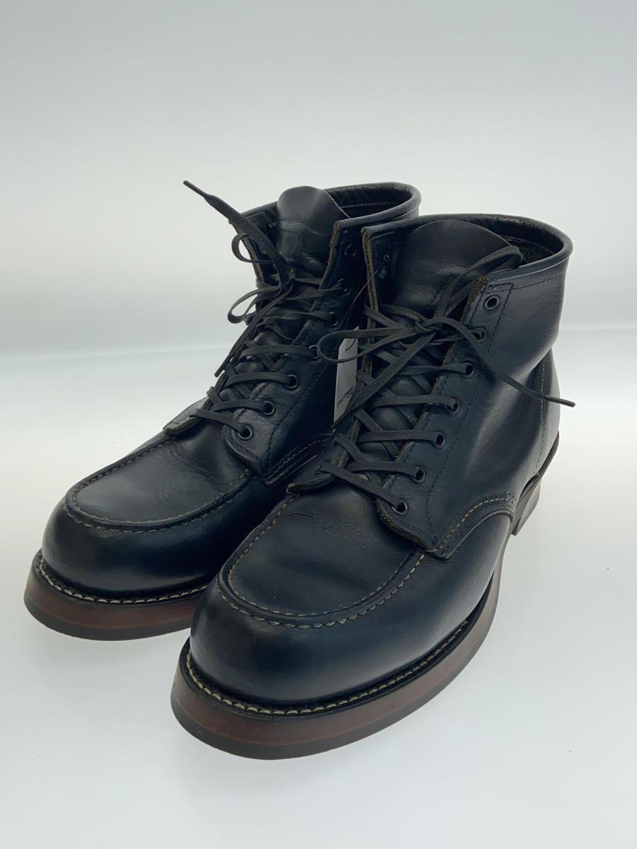 RED WING◆ベックマン/ブーツ/US9.5/BLK/9015/※ソール減り有_画像2