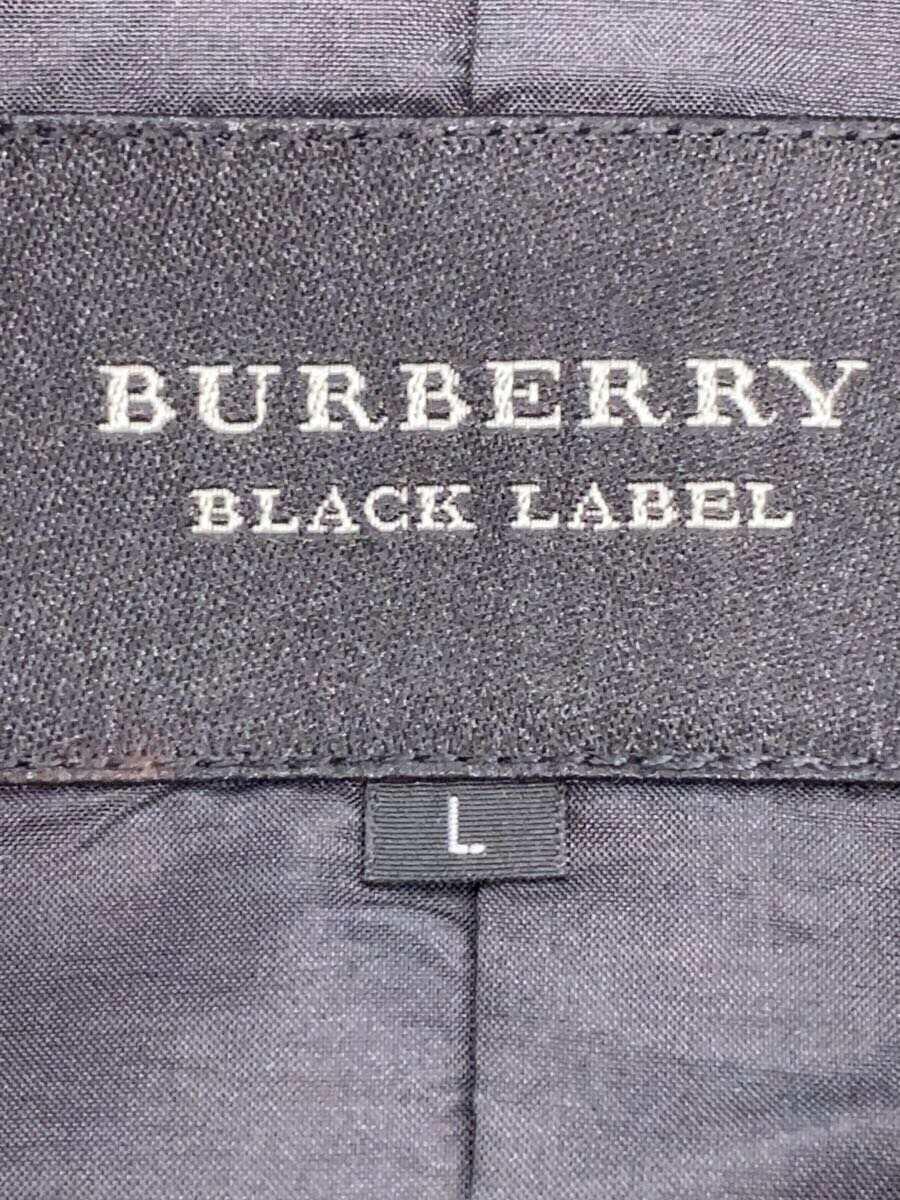 BURBERRY BLACK LABEL◆レザージャケット・ブルゾン/L/羊革/BRD_画像4