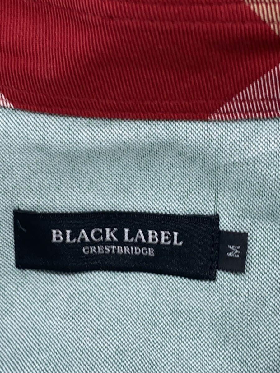 BLACK LABEL CRESTBRIDGE◆ワンポイントクレストボタンダウンシャツ/半袖シャツ/M/コットン/GRN/51m46-743-76_画像3