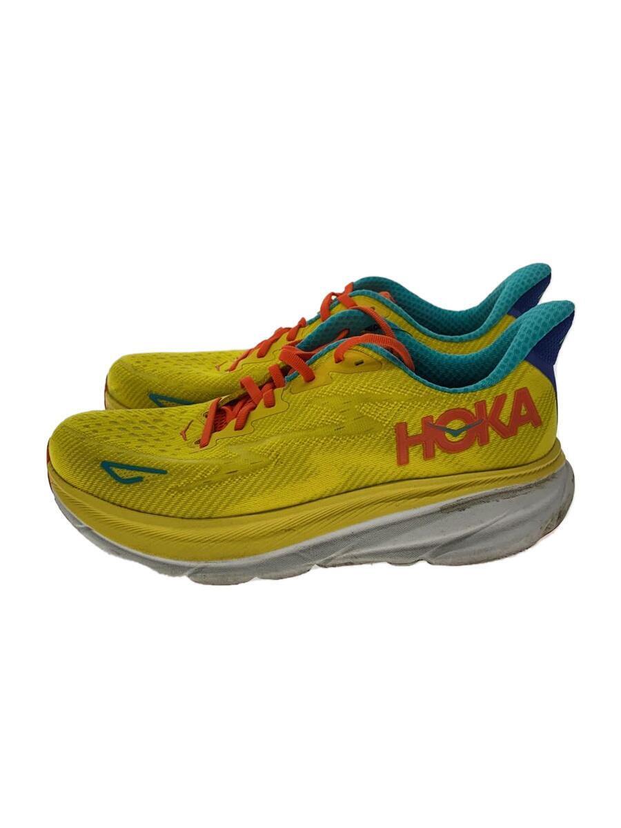 HOKA ONE ONE◆ローカットスニーカー/26.5cm/YLW/clifton9_画像1