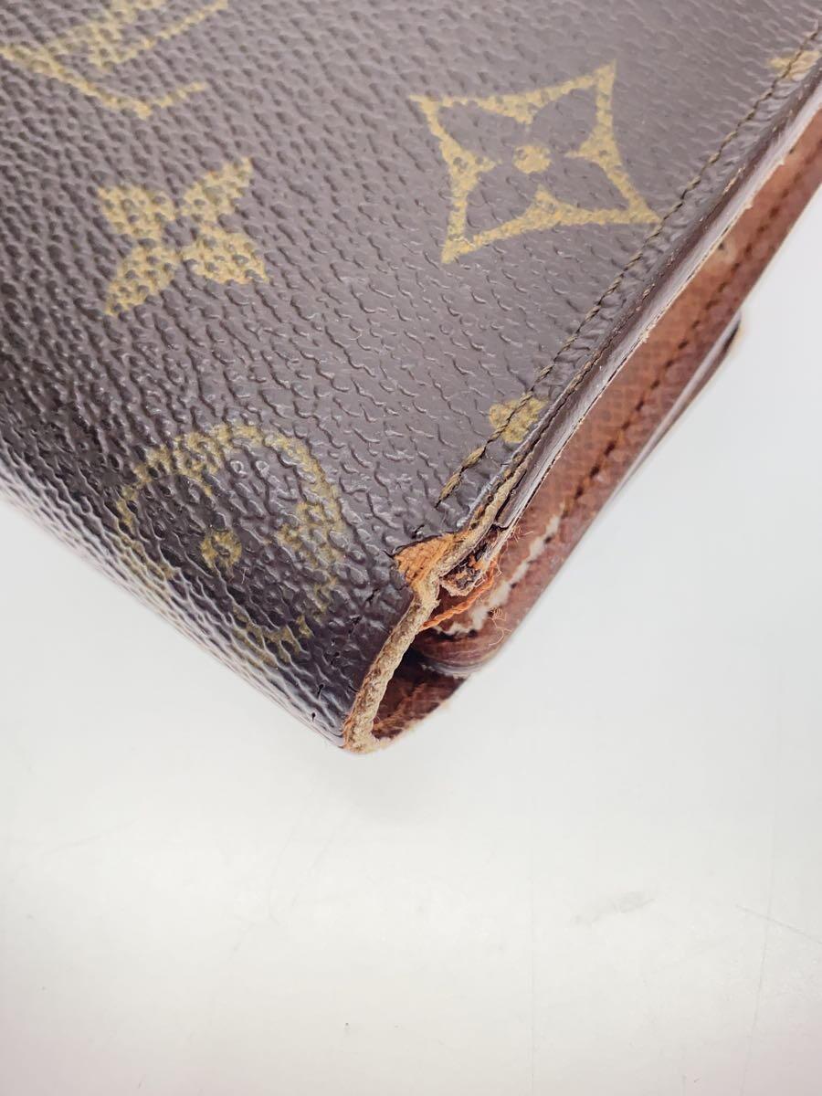 LOUIS VUITTON◆ポルト・トレゾール・インターナショナル_モノグラム・キャンバス_BRW/PVC/BRW/レディース_画像7