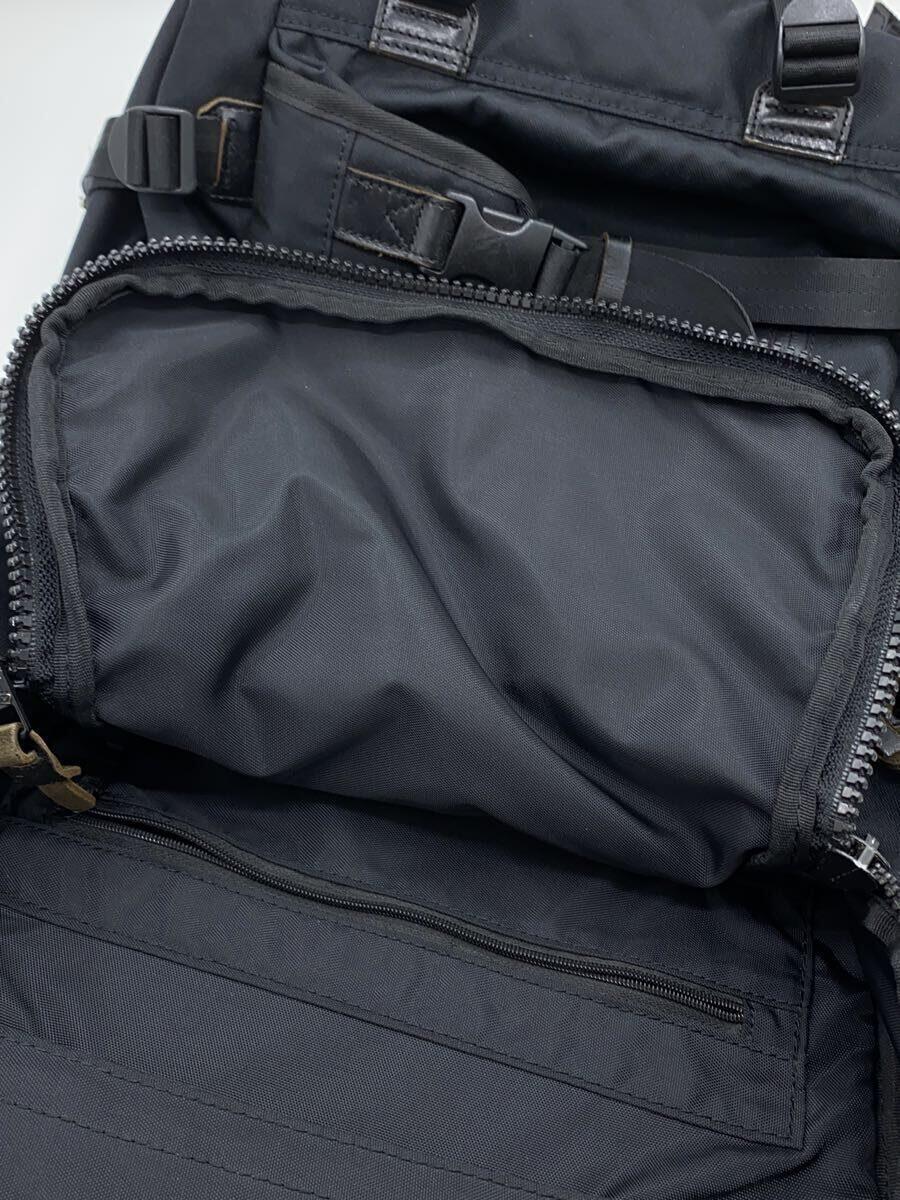 AS2OV◆リュック/061409/CORDURA DOBBY 305D ROUND ZIP BACK PACK BLACK_画像6