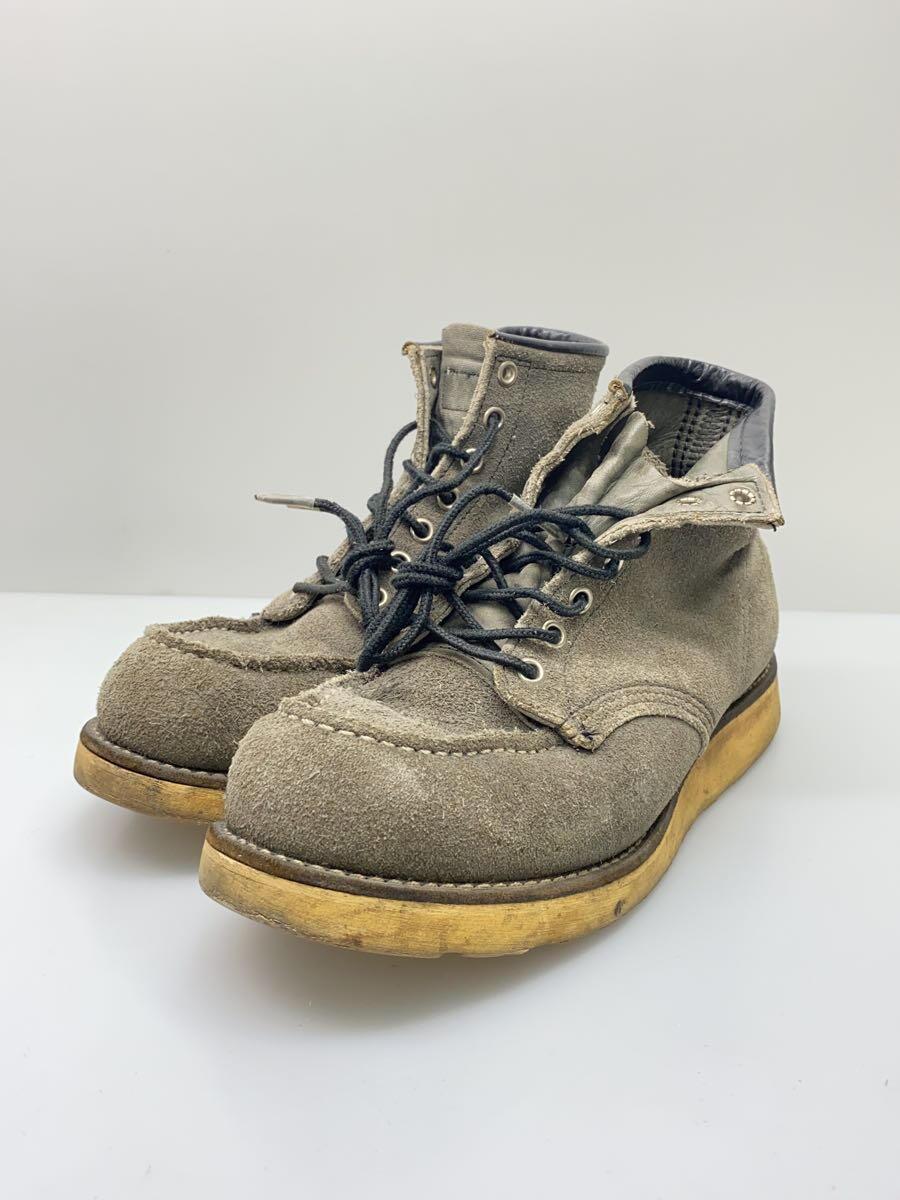 RED WING◆×BEAMS別注/モックトゥブーツ/レースアップブーツ/US7.5/GRY/8870_画像2