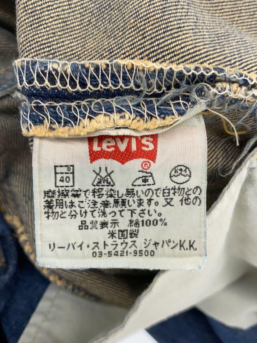 Levi’s◆ストレートパンツ/32/デニム/IDG/USA製_画像5