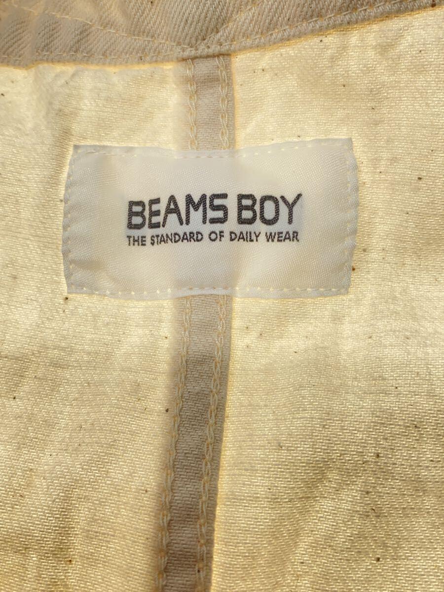 BEAMS BOY◆オーバーオール/-/コットン/IVO/13-17-0097-791_画像4