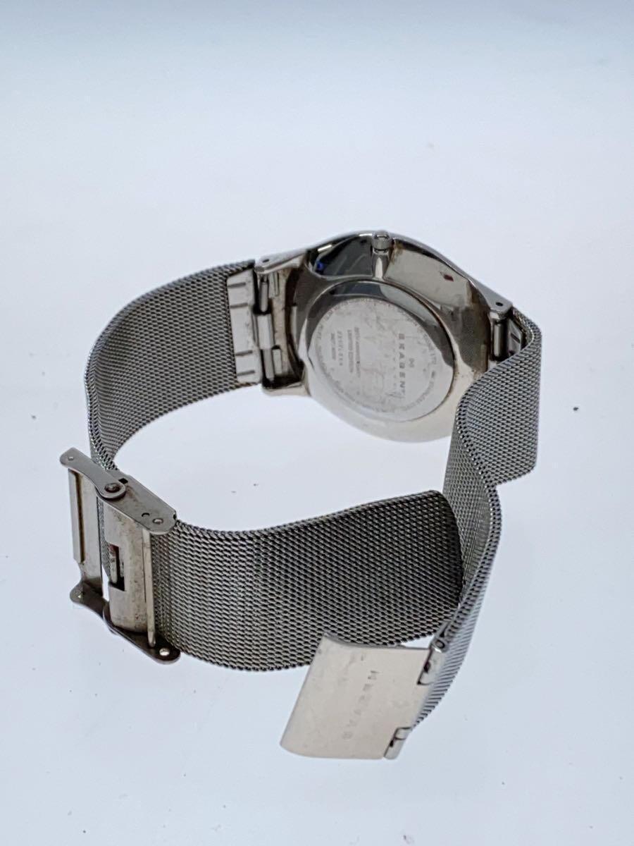 SKAGEN◆クォーツ腕時計/アナログ/ステンレス/SLV/SLV/233XLSSA_画像4