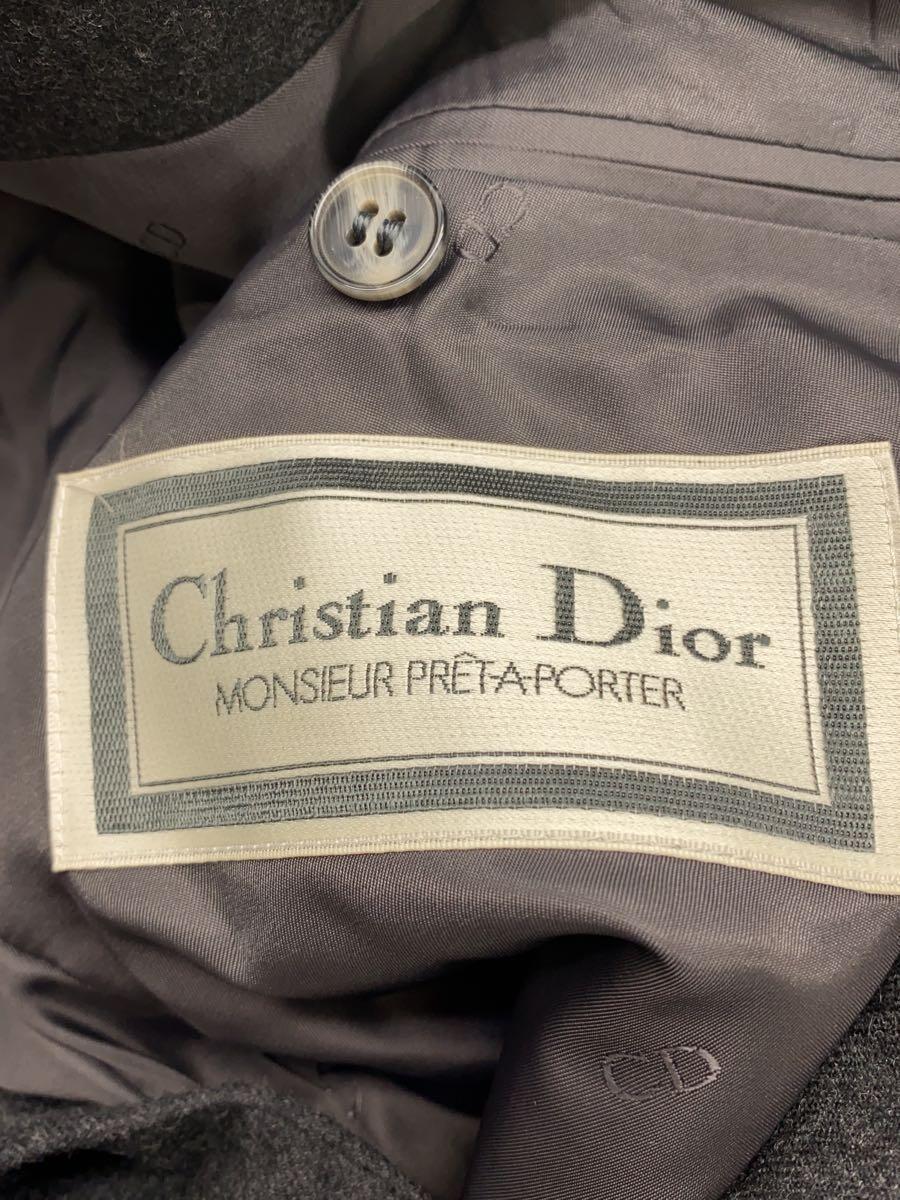 Christian Dior MONSIEUR◆2Bテーラード テーパードスラックス スーツセット/A5/ウール/GRY/無地_画像3