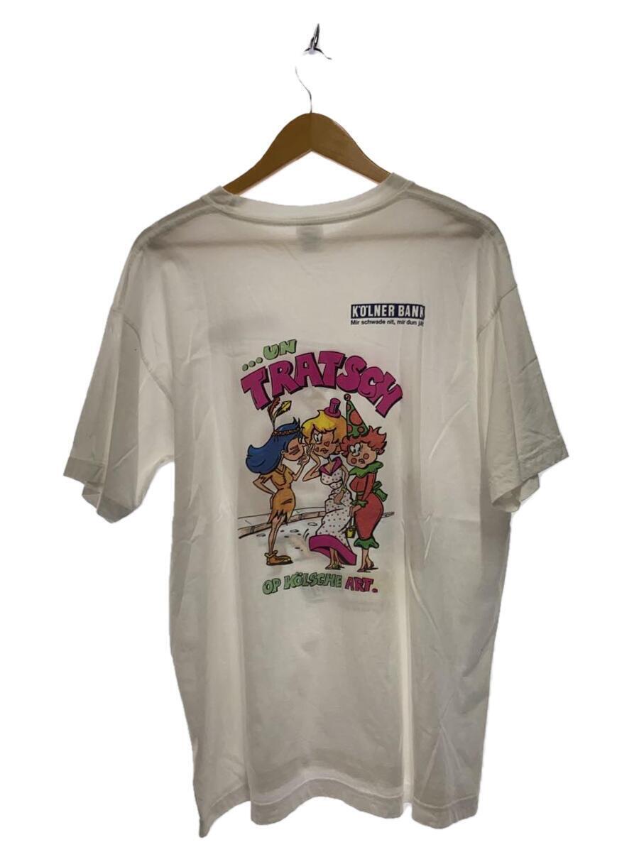 00s/stedman/両面プリントTシャツ/KOLNER BANK/コットン/WHT_画像2