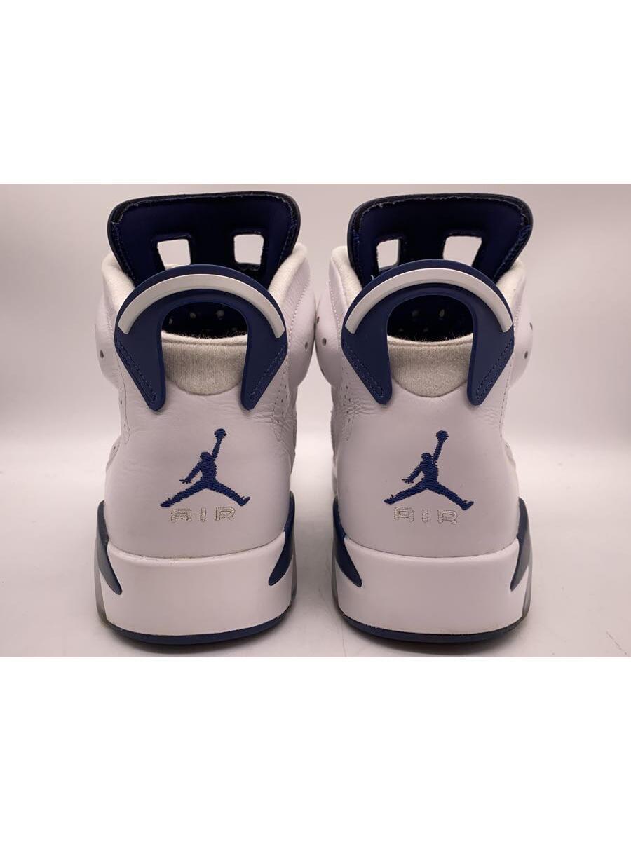 NIKE◆AIR JORDAN 6 RETRO_エア ジョーダン 6 レトロ/27.5cm/WHT/内側使用感有/_画像6