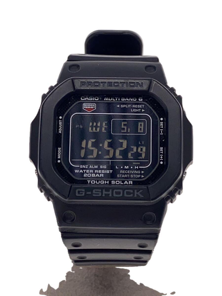 CASIO◆ソーラー腕時計_G-SHOCK/デジタル/-/BLK_画像1