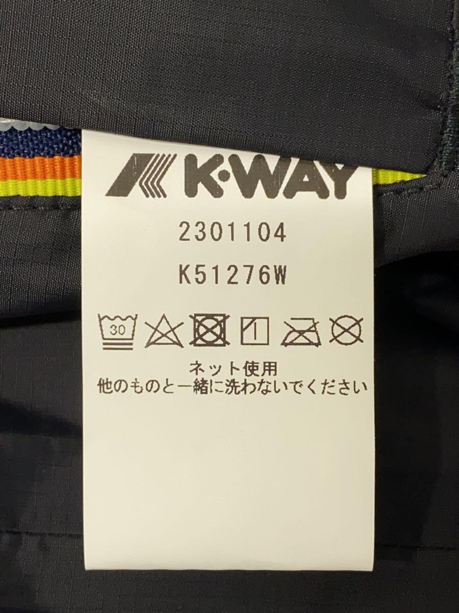 K-WAY◆ナイロンジャケット/M/ナイロン/BLK/無地_画像4