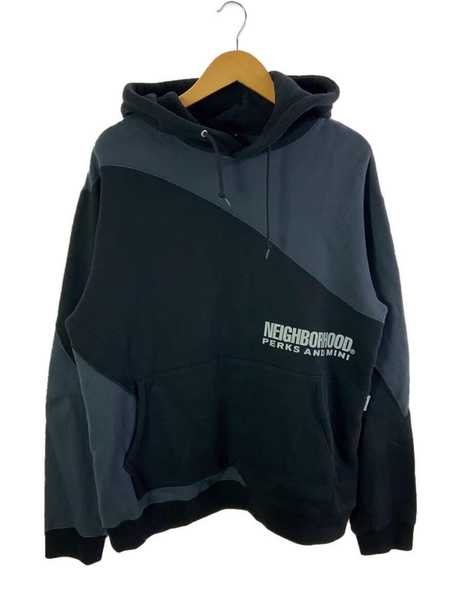 NEIGHBORHOOD◆19aw NHPM/C-HOODED.LS/L/コットン/BLK/192MBPMN-CSM01S_画像1