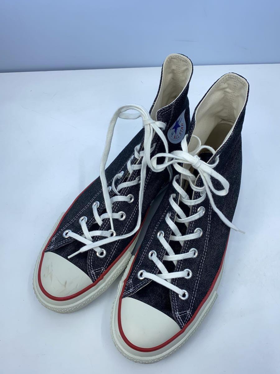 CONVERSE◆ハイカットスニーカー/US11.5/BLK/キャンバス_画像2