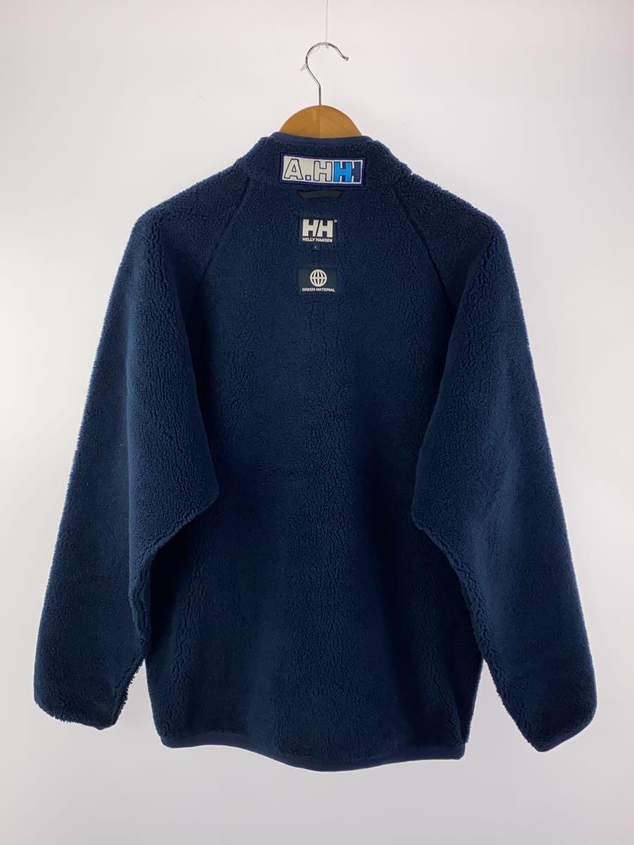 HELLY HANSEN◆フリースジャケット/-/ポリエステル/NVY/無地/HH52190AH_画像2