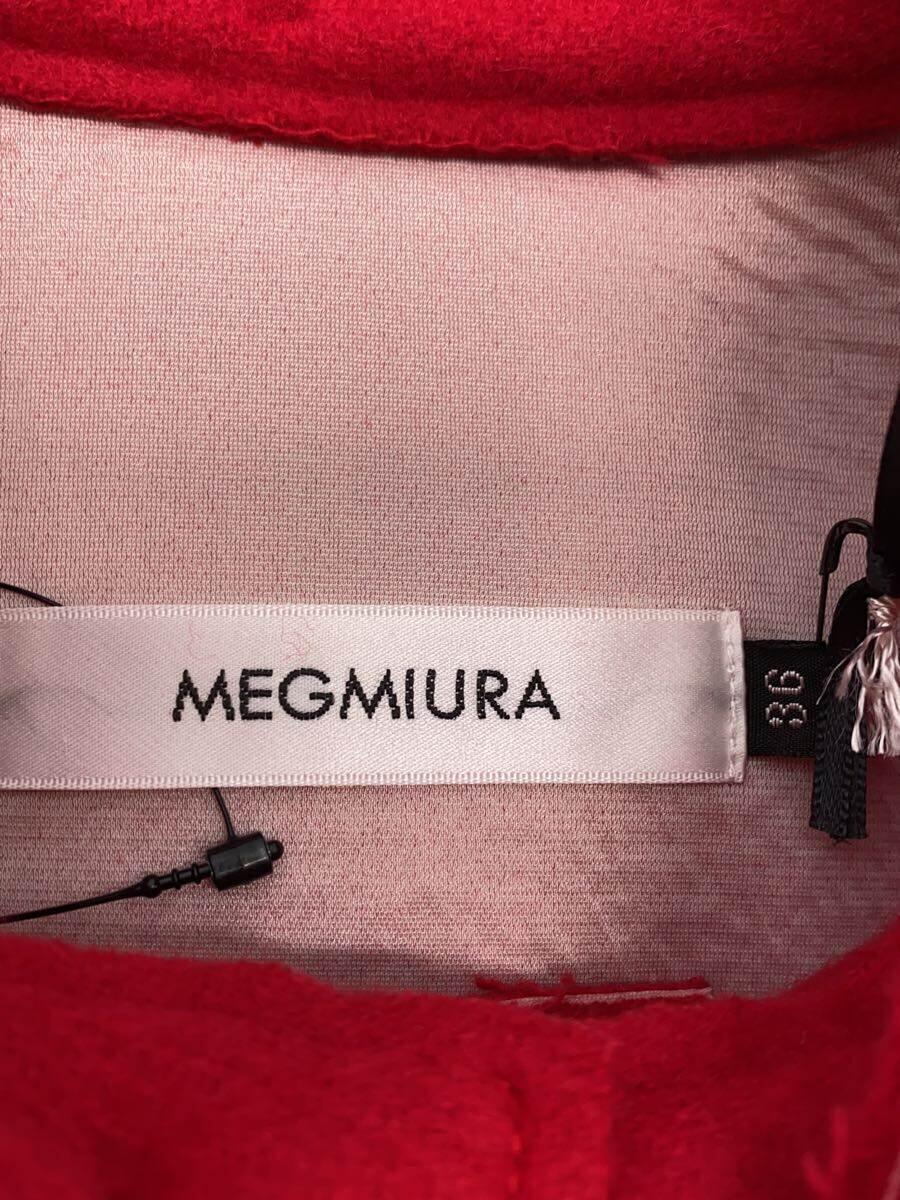 MEGMIURA/ダッフルコート/36/ウール/RED/無地/MM-WD21AW-CO2102_画像3