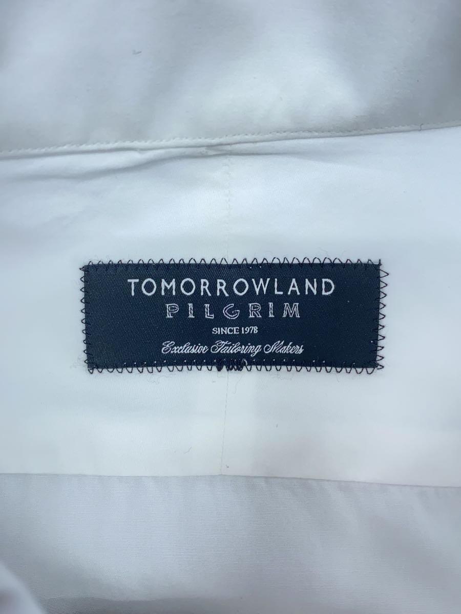 TOMORROWLAND◆長袖シャツ/ピンタック/コットン/WHT/無地/41/16_画像3