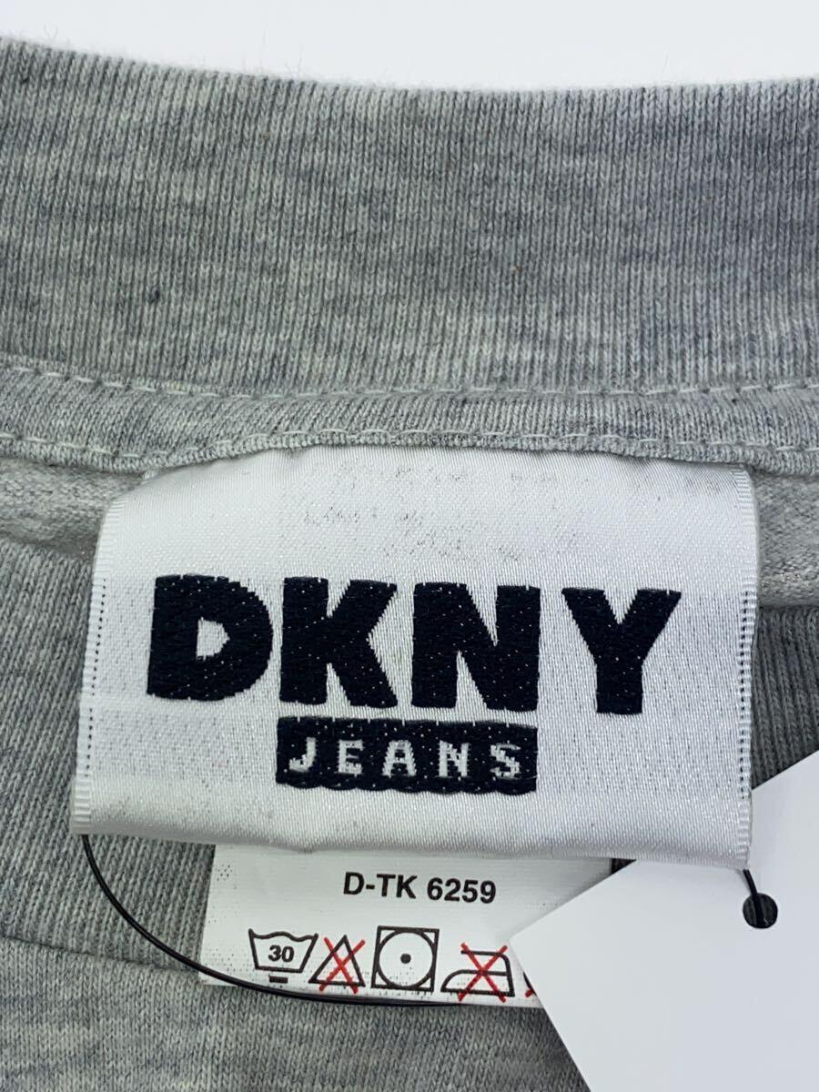 DKNY(DONNA KARAN NEW YORK)◆90s/usa製/長袖Tシャツ/コットン/GRY_画像3