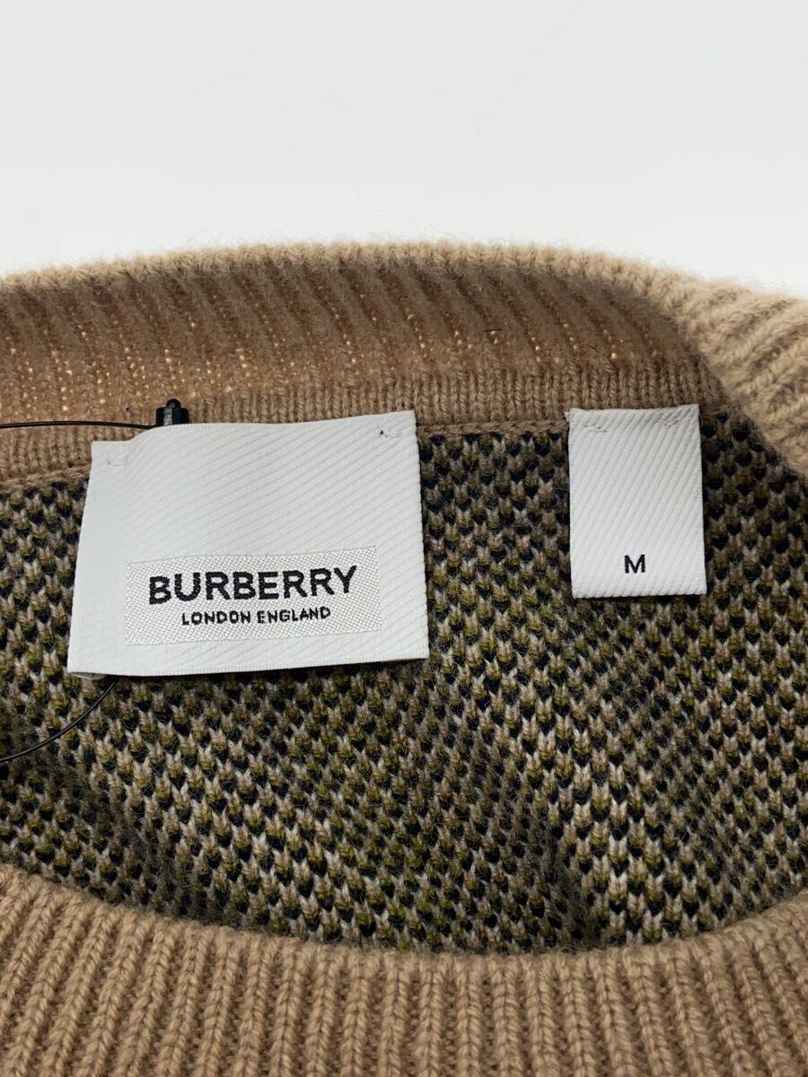 BURBERRY LONDON◆セーター(厚手)/M/ウール/BEG/チェック_画像3