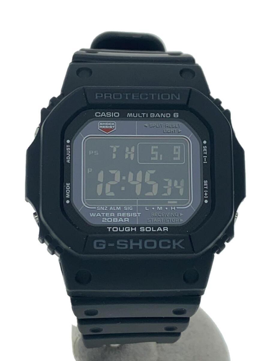 CASIO◆ソーラー腕時計/デジタル/ラバー/BLK/BLK/GW-M5610U/G-SHOCK_画像1
