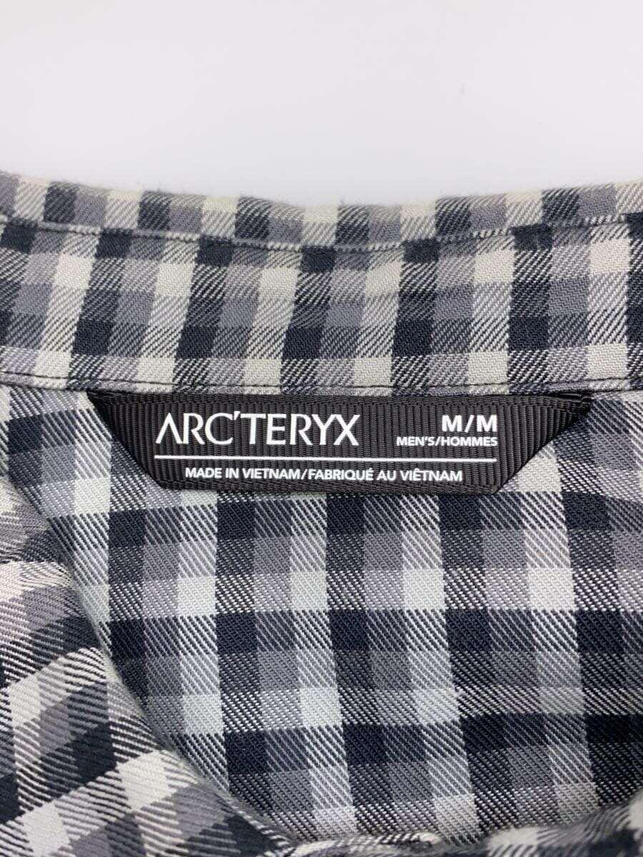 ARC’TERYX◆襟元若干色褪せ有/長袖シャツ/M/コットン/GRY/チェック/27809-131608_画像3