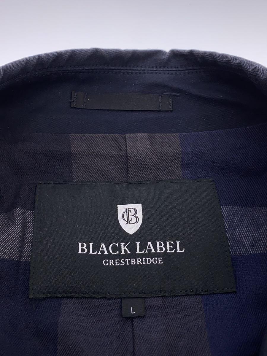 BLACK LABEL CRESTBRIDGE◆ステンカラーコート/L/コットン/NVY/無地/51A40-603-29_画像3