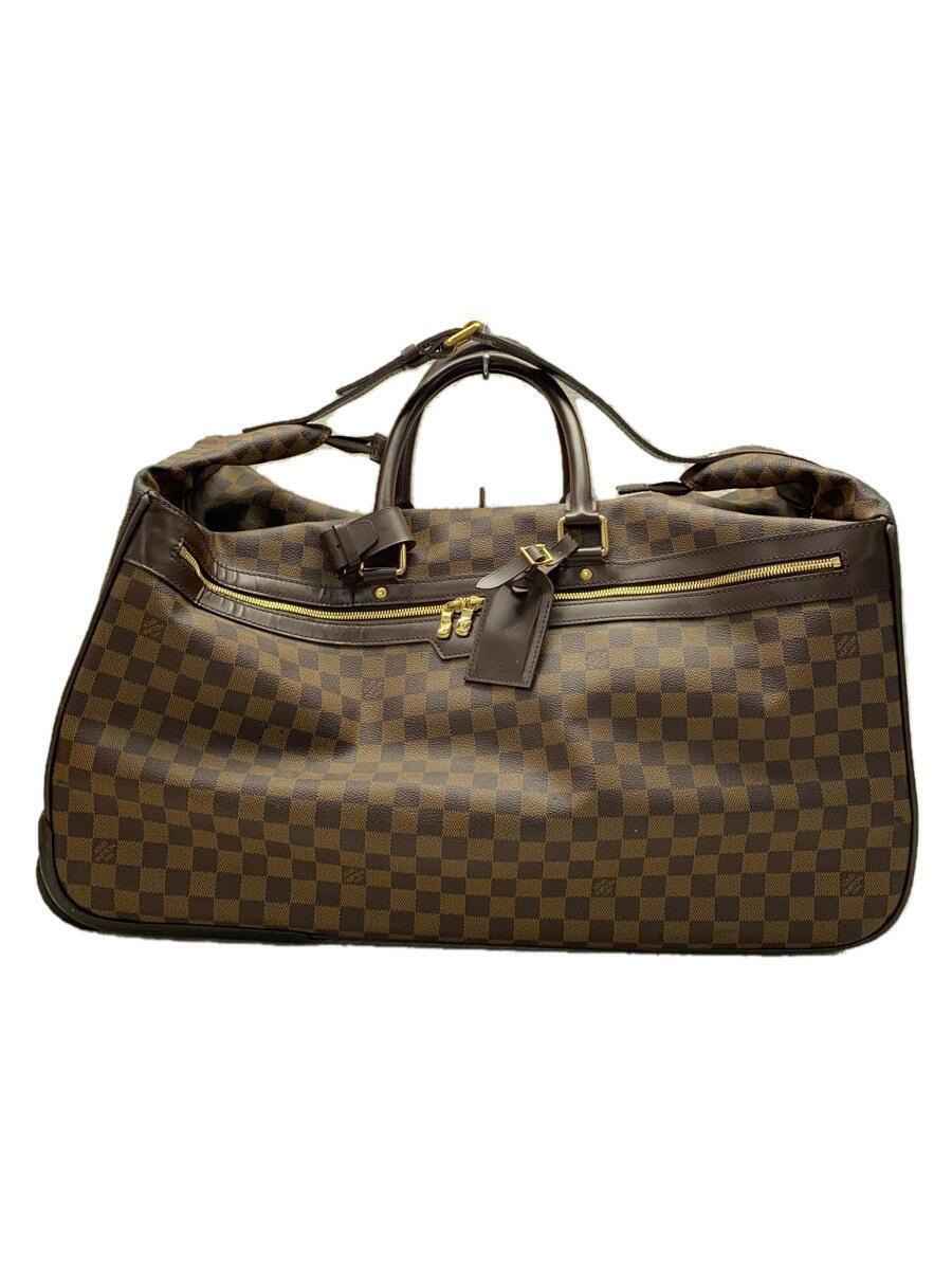 21980円 LOUIS VUITTON◇エオール60_ダミエ・エベヌ_BRW/PVC/BRW 21980円 LOUIS VUITTON◇エオール60_ダミエ・エベヌ_BRW/PVC/BRW