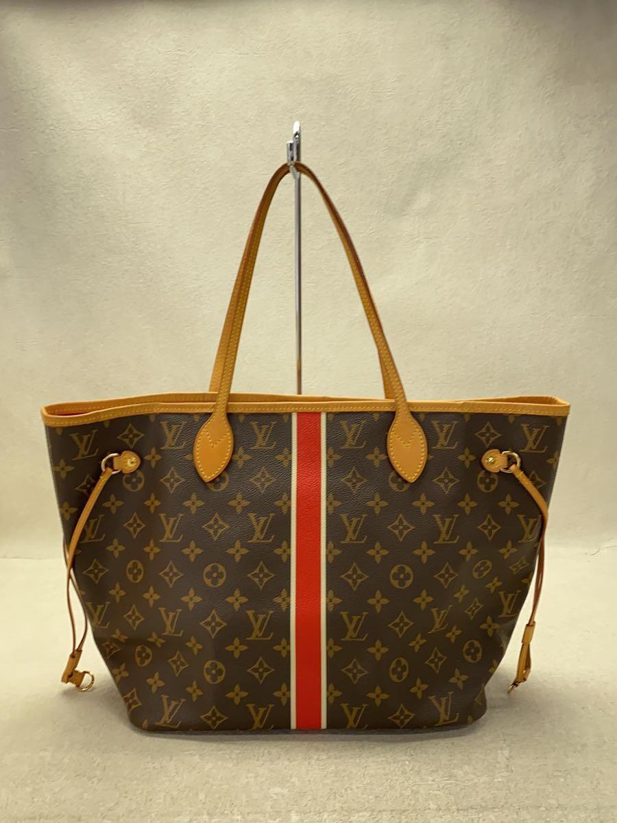 LOUIS VUITTON◆2)ネヴァーフルMM_モノグラム・キャンバス_BRW_ピモン/PVC/BRW_画像3