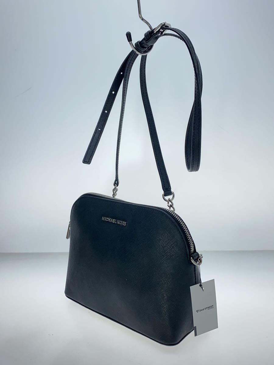 MICHAEL KORS◆ショルダーバッグ/-/BLK/無地/FP-1705_画像2