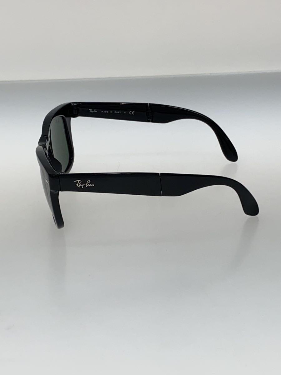 Ray-Ban◆小傷有/ケース有/サングラス/ウェリントン/プラスチック/BLK/BLK/メンズ/RB4105_画像3