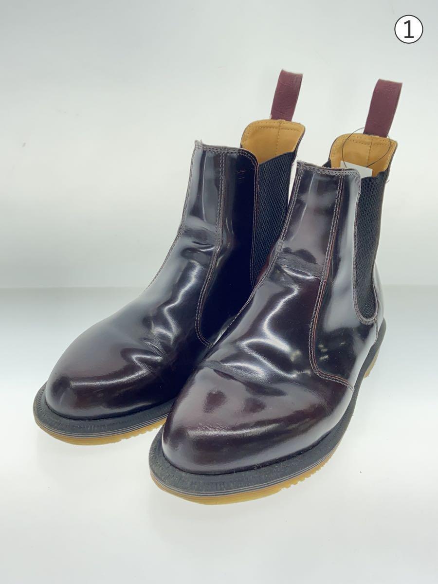 Dr.Martens◆サイドゴアブーツ/US9/BRW/レザー/AW006_画像2