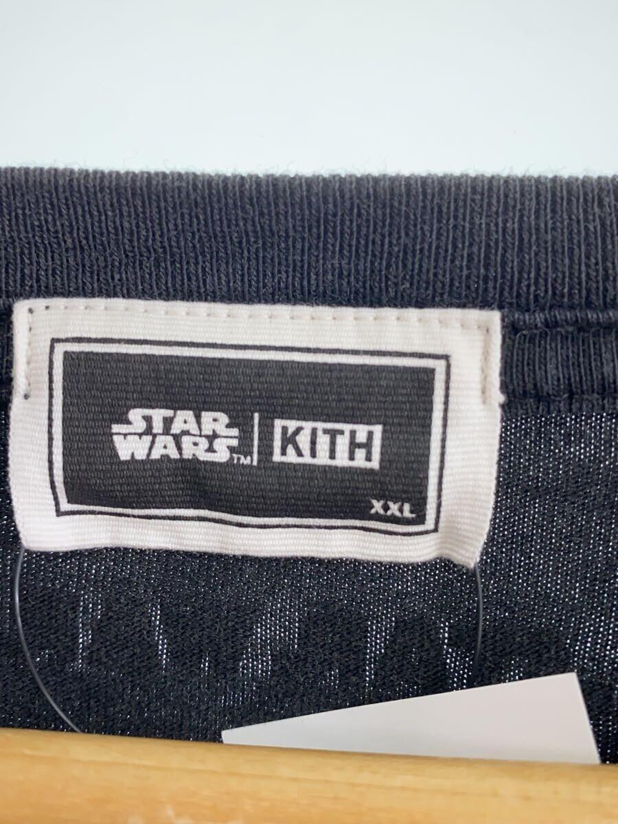 KITH◆×STAR WARS/プリントTシャツ/XXL/コットン/BLK/23-071-060-0038-2-0//_画像3