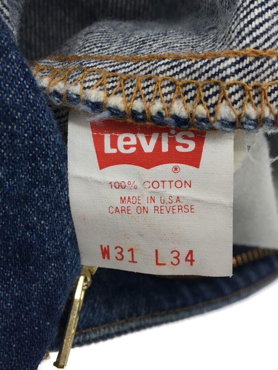 Levi’s◆505/ストレートパンツ/31/デニム/IDG/USA製//_画像5