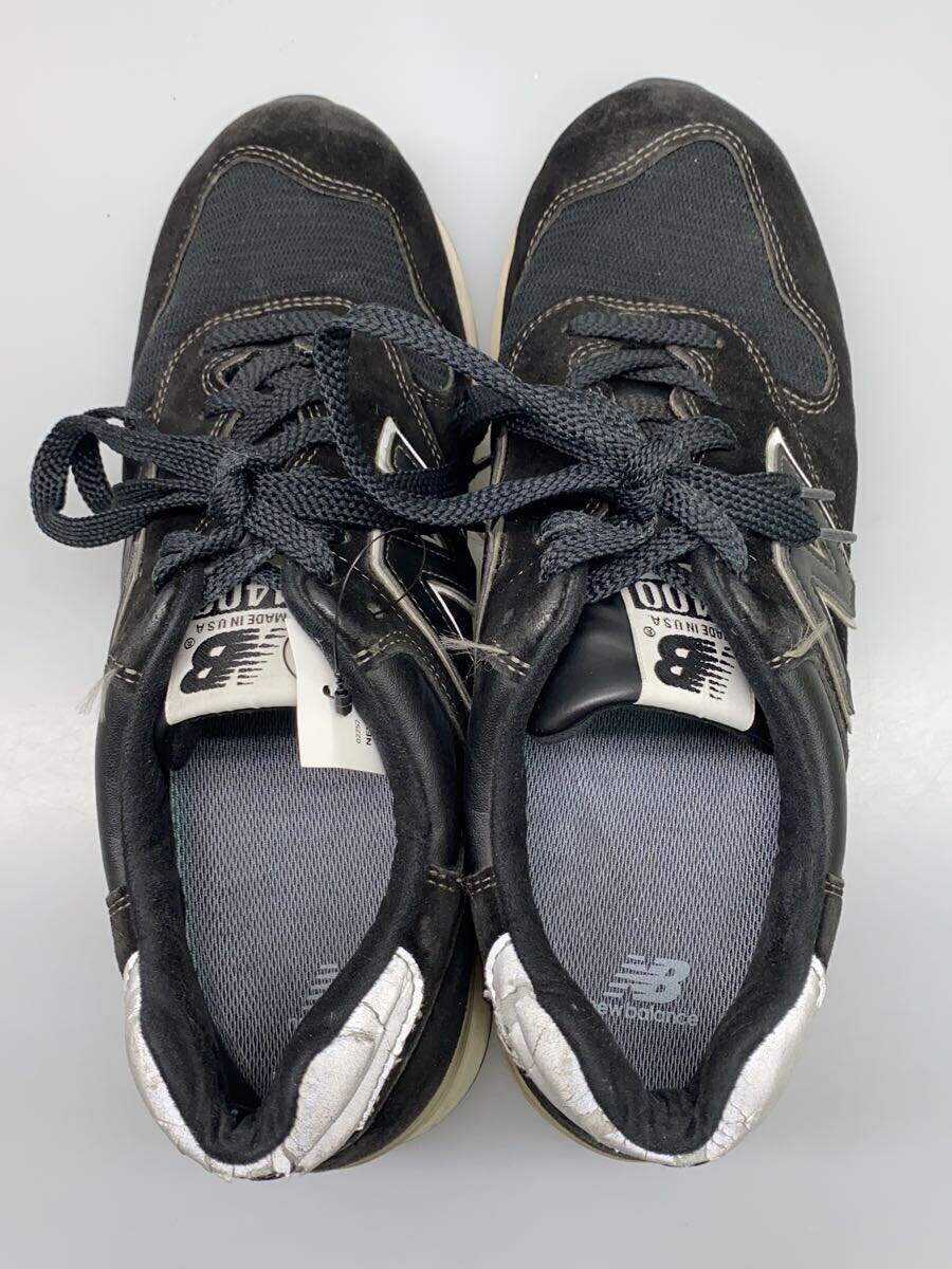 NEW BALANCE◆1400/ローカットスニーカー/27.5cm/BLK/スウェード/M1400BKS_画像3