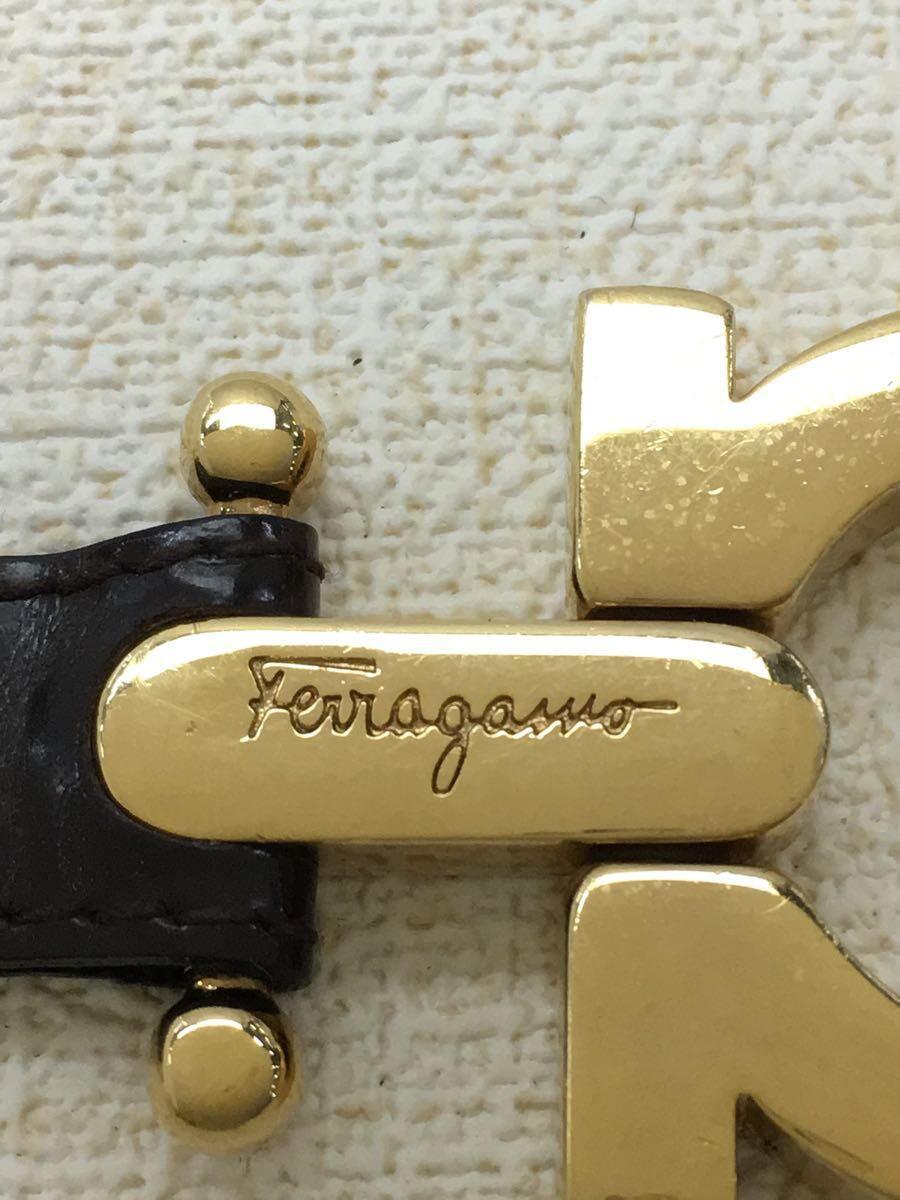 Salvatore Ferragamo◆フェラガモ/ガンチーニ/キーホルダー/キーホルダー/-/BLK/無地/メンズ/キーストラップ///_画像3