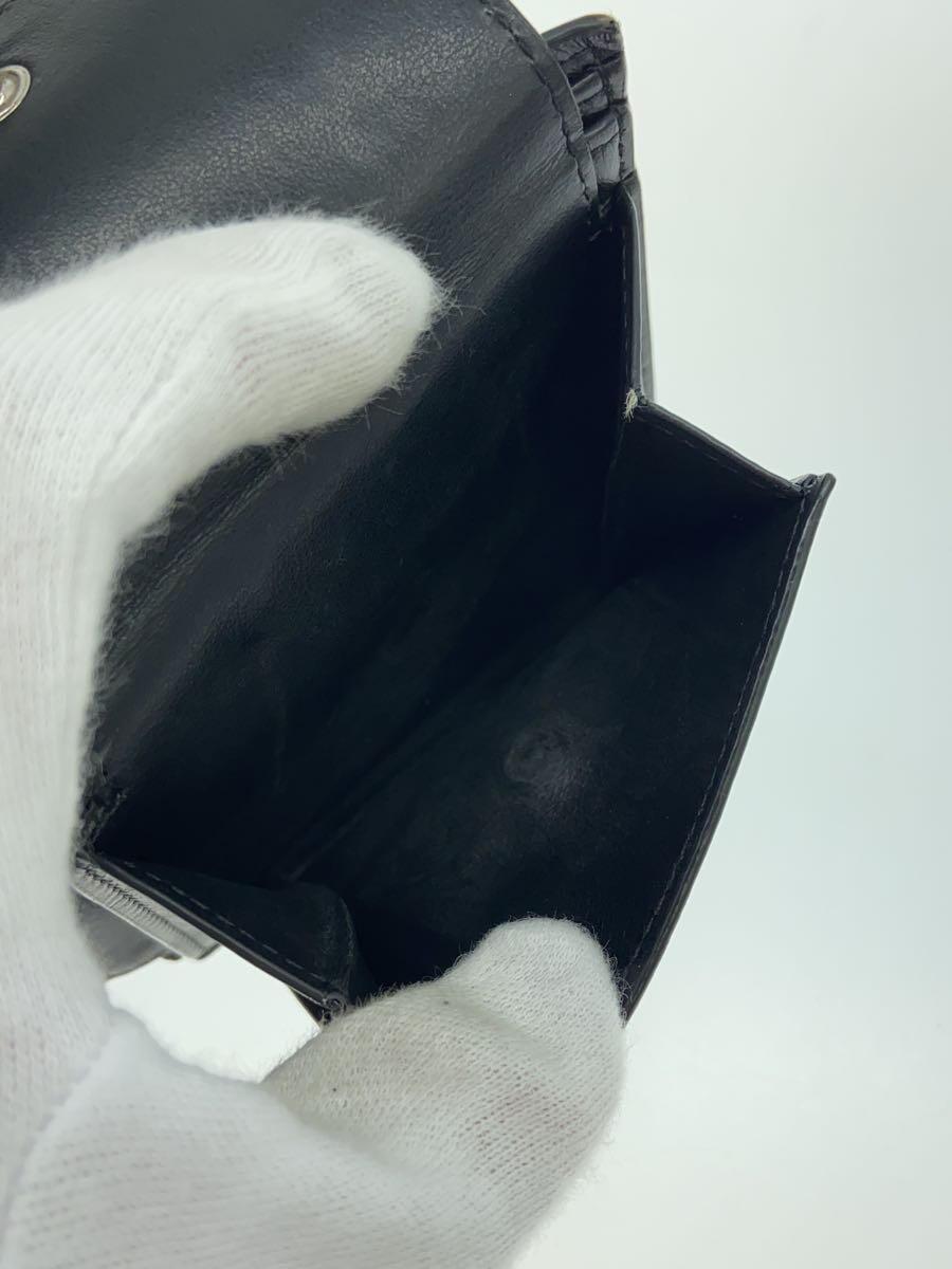 CELINE◇バイフォールドウォレット/2つ折り財布/レザー/GRY CELINE◇バイフォールドウォレット/2つ折り財布/レザー/GRY