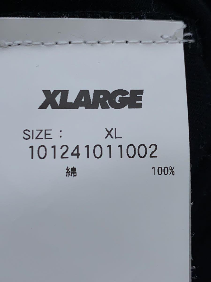 X-LARGE◆長袖Tシャツ/XL/コットン/BLK/101241011002_画像5