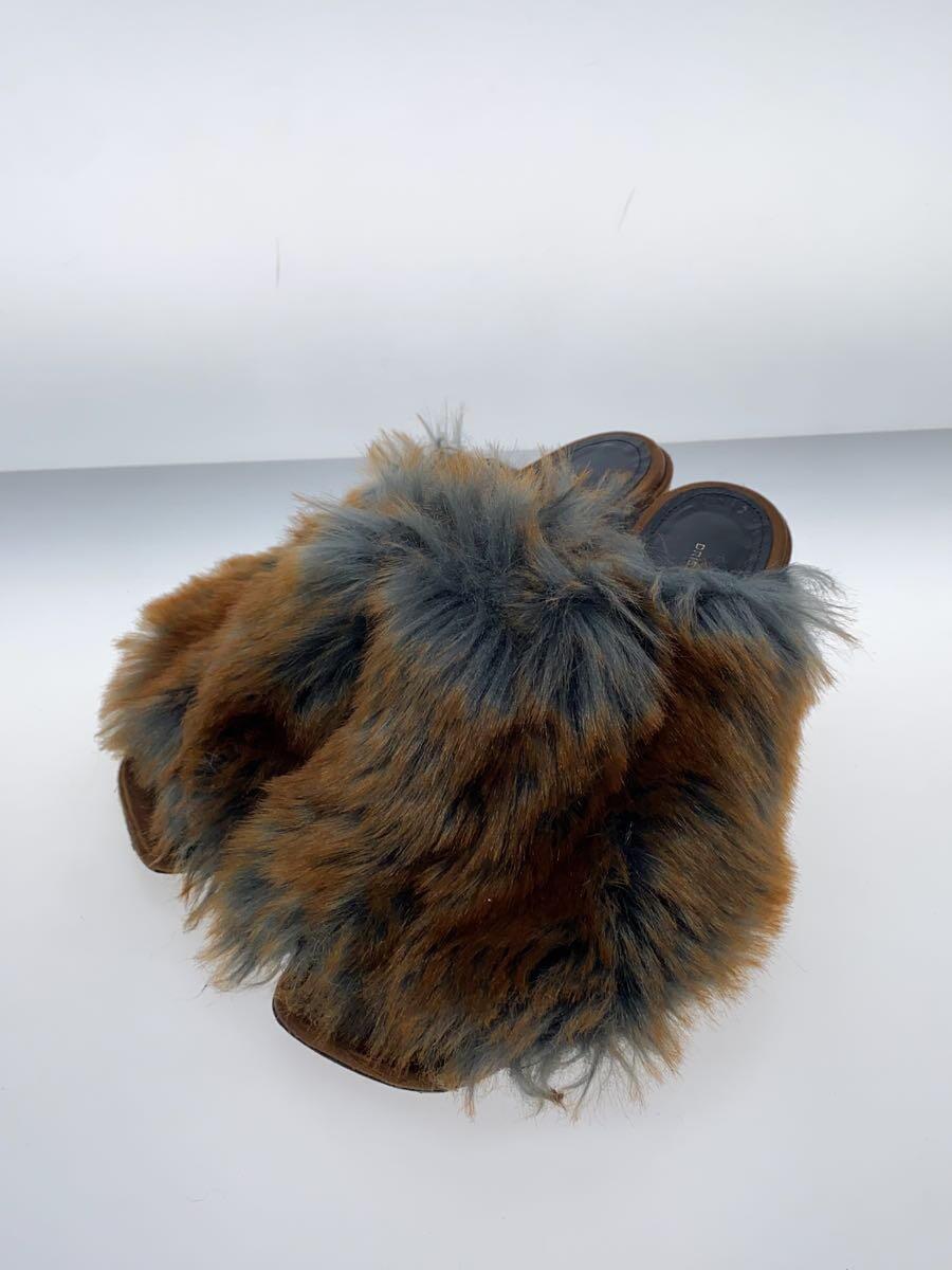 DRIES VAN NOTEN◇サンダル/36/ファーサンダル DRIES VAN NOTEN◇サンダル/36/ファーサンダル