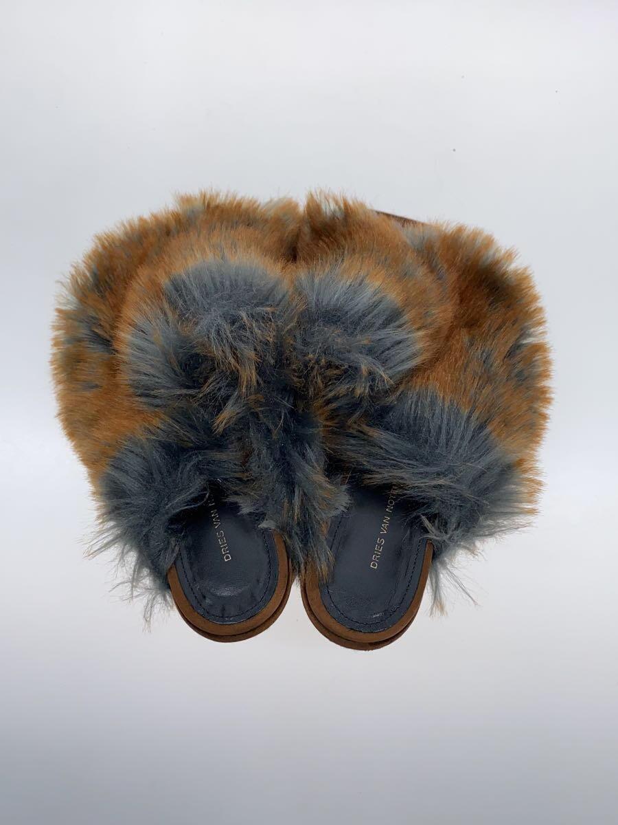 DRIES VAN NOTEN◇サンダル/36/ファーサンダル DRIES VAN NOTEN◇サンダル/36/ファーサンダル