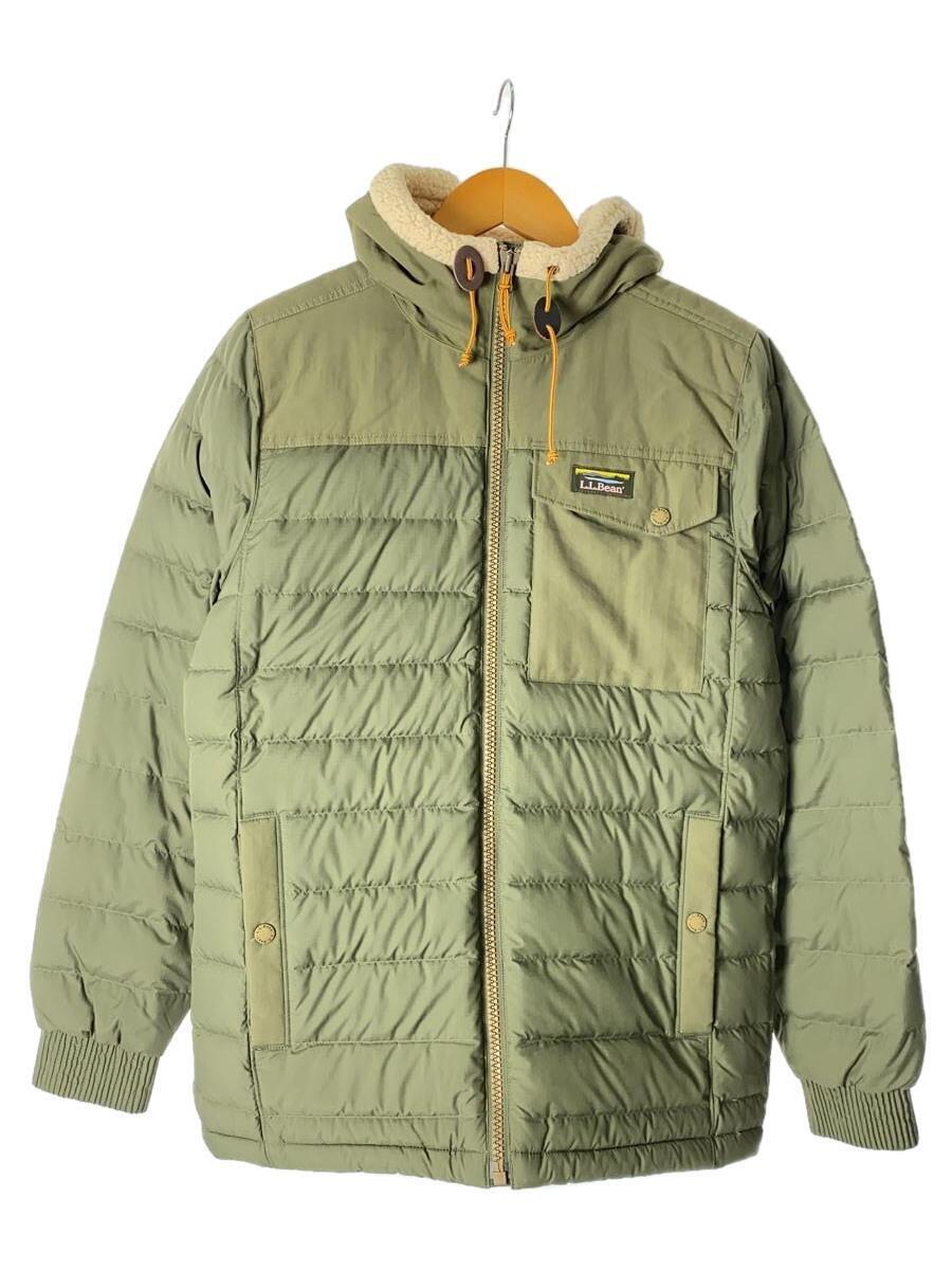 今ならほぼ即納! L.L.Bean◆マウンテンクラシック ダウンフーデッドジャケット/XS/ポリエステル/カーキ/511960/ボア 男性用