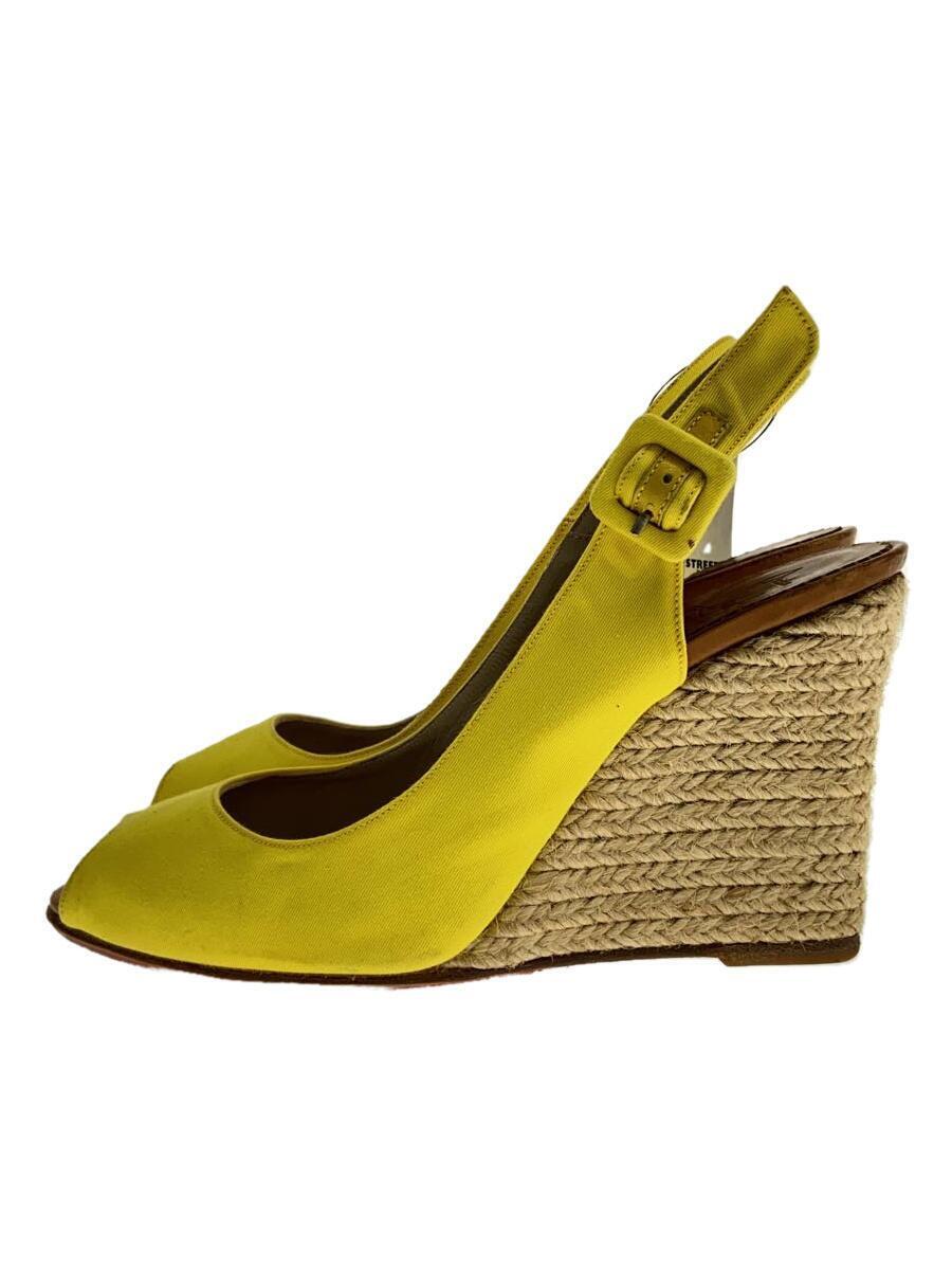 Christian Louboutin◆ウェッジソール/サンダル/35/YLW