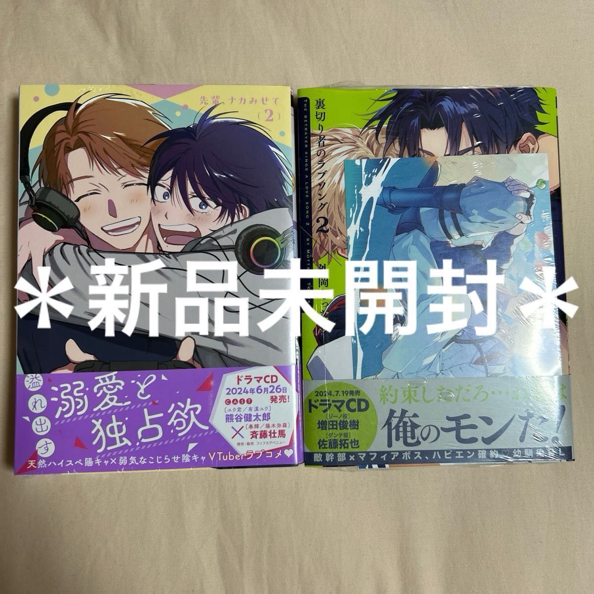 BL新刊 裏切り者のラブソング2　外岡もったす / 先輩、ナカみせて2 沖田有帆